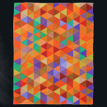 Söt Triangle grunge mönster I   dina idéer Fleecefilt<br><div class="desc">Modern och snyggtens geometriska mönster av trianglar från EDDA Fröhlich/EDDArt | För hammare skall följande gälla:-) | Du missar andra färger eller produkter med den här designen? Kontakta mig gärna: contact@eddart.de eller titta här: www.zazzle.com/prettypatternarts*</div>