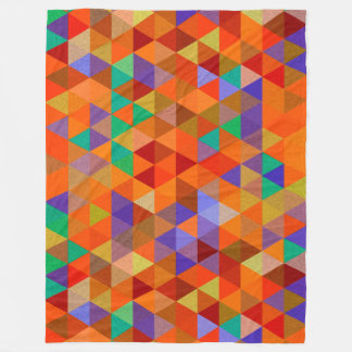 Söt Triangle grunge mönster I + dina idéer Fleecefilt