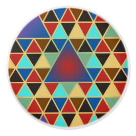 Söt Triangle mönster III + dina idéer Knopp