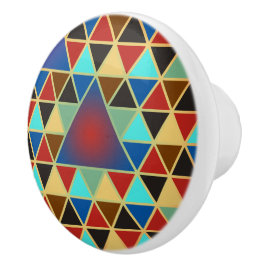 Söt Triangle mönster III + dina idéer Knopp