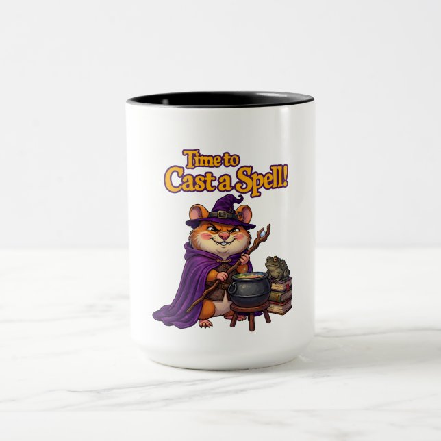 Söt Trollkarl Hamster Kaffe Mugg (Center)