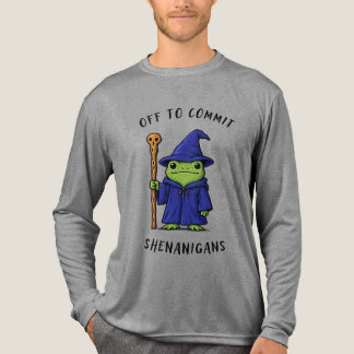 Söt trollkarlgroda fantasiillustration t shirt