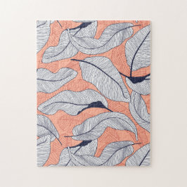 Söt Tropical Blommigt Pussel