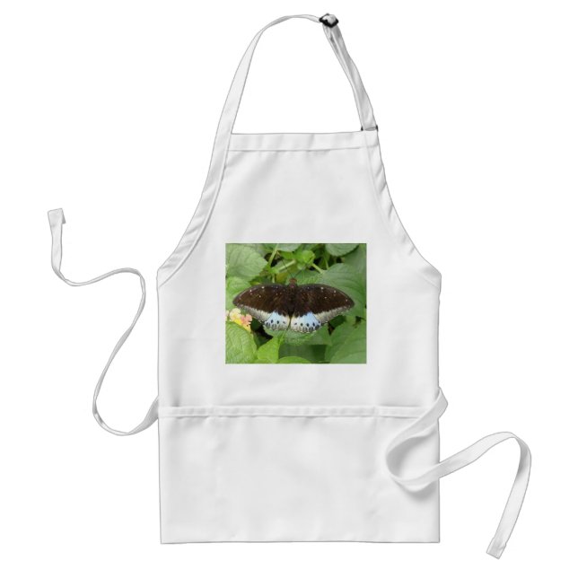 Söt Tropical Butterfly Apron Förkläde (Framsidan)