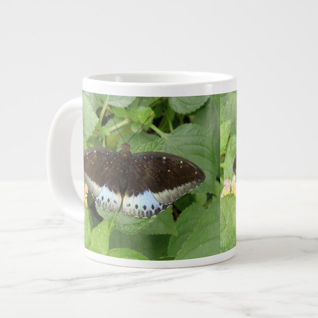 Söt Tropical Butterfly Mugg Jumbo Mugg (Framsida vänster)