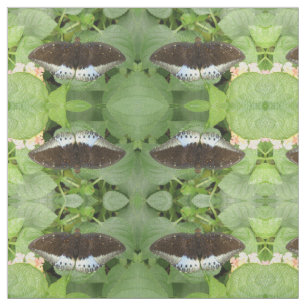 Söt Tropical Butterfly Patterned Animal Fabric Tyg