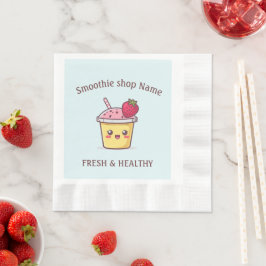 Söt tropisk fruktsmoothie Frukt Kök butik Pappersservett