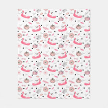 Söt tropisk Halloween – Spöken & Flamingo