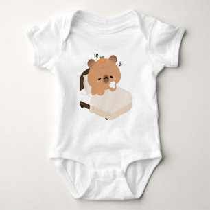 Söt trött kapybara t shirt