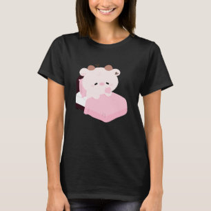 Söt Trött Ko T Shirt