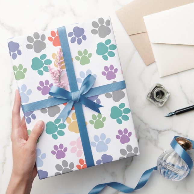 Söt tryckt hundmönster med djurtema presentpapper (Gifting)