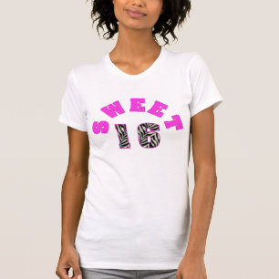 Söt Tshirt 16 för personligzebra tryck Tröja