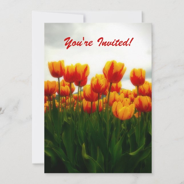 Söt Tulips-partiets inbjudan (Framsida)