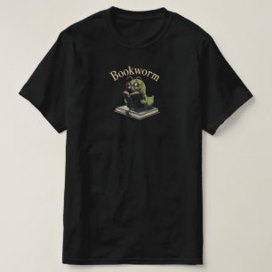 Söt tumlarläsande t-shirt – Bokälskare