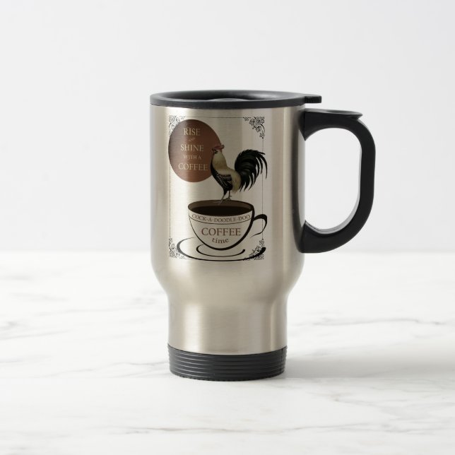 Söt Tupp Kaffe Tid Resemugg (Höger)