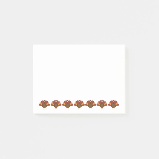 Söt Turkiet Post-it Block (Framsida)