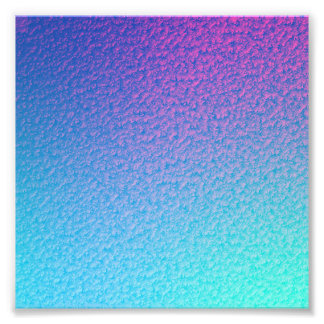 SÖT TURQUOISE BLUE GRADIENT MODERN FOTOTRYCK
