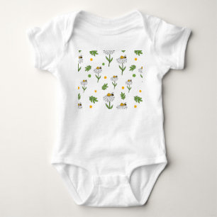 Söt tusenskönas- och binomfattande sömlös mönster t shirt