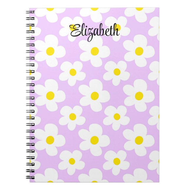Söt tusenskönor journaling anteckningsbok (Framsidan)
