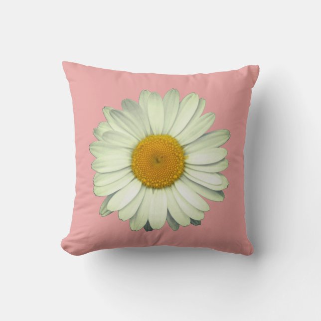Söt tusenskönsblomma på rosa kudde (Framsida)