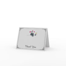 Söt två brudgummar seriefigurer gay bröllop tack