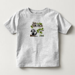 Söt Tvättbjörn i Skogen Barn T-Shirt