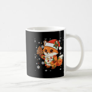 Söt Tvättbjörn Ljus Träd Tårta Rolig Xmas Glad Jul Kaffemugg