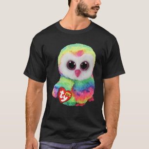 Söt Ty Owen Uggla Boo Katt Flygande Leksak för Bar T Shirt