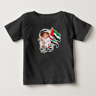 Söt UAE Flagga Fotboll Pojke Baby T-Shirt – Barn D