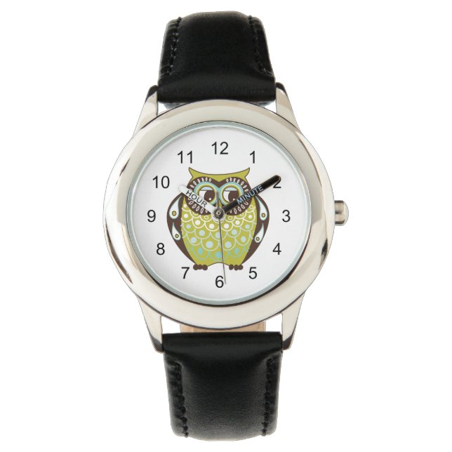 söt uggla armbandsur (Framsida)