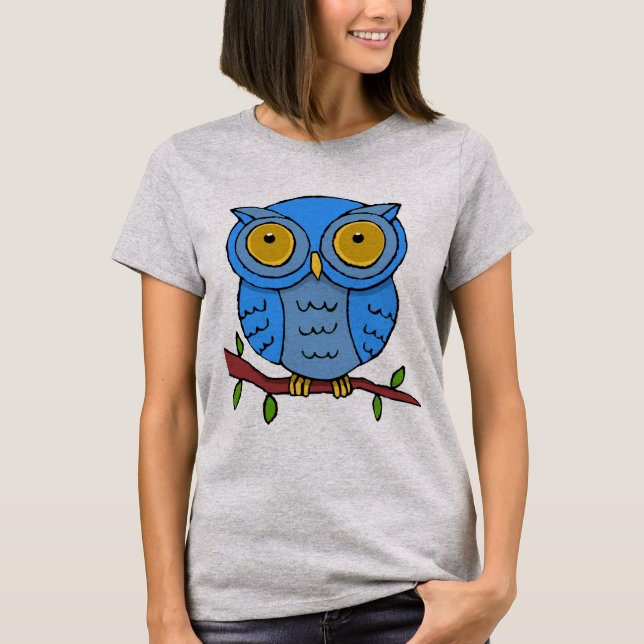 Söt Uggla T Shirt (Framsida)