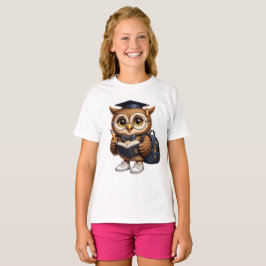 Söt uggla tillbaka till skolan | Smart börjar här T Shirt