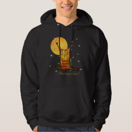 Söt Uggle Akvarell Stil Namn Skolår på Baksidan Hoodie