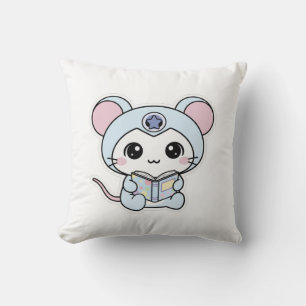 Söt underbar liten bedårande mus kudde