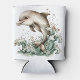 SÖT UNDERLIG SOMMAR STRAND SCEN MED DOLFIN