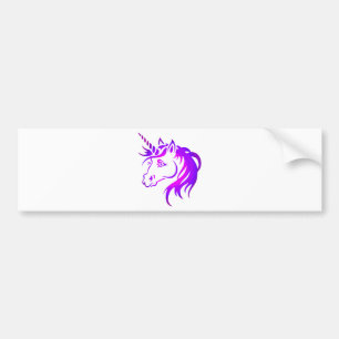 Söt Unicorn Bildekal