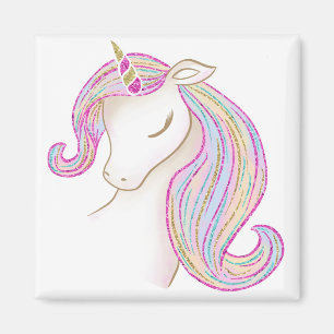 Söt Unicorn Magnet