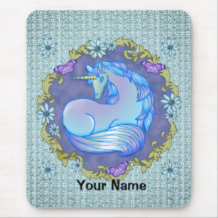 Söt Unicorn Mousepad Musmatta