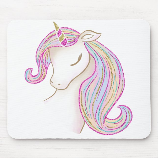 Söt Unicorn Musmatta (Framsidan)