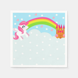 Söt unicorn Napkin Pappersservett