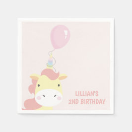 Söt Unicorn Pappersservett