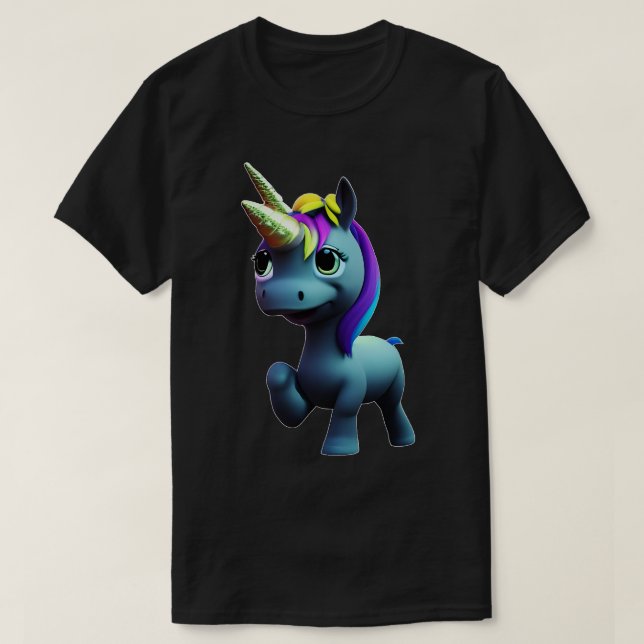 söt unicorn t shirt (Design framsida)