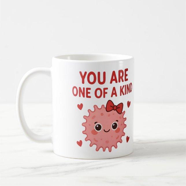 Söt unik mikrobe-mugg kaffemugg (Vänster)