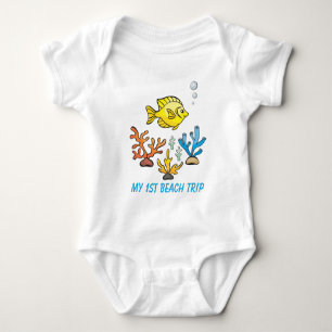 Söt unisex först Beach resa T Shirt