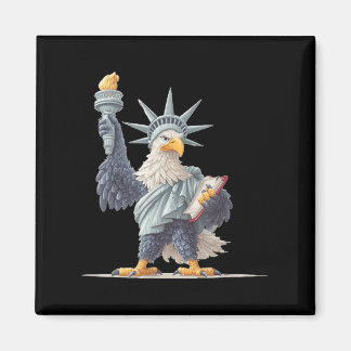 Söt USA Statue Costume for Patriotic Clothes Lo Magnet
