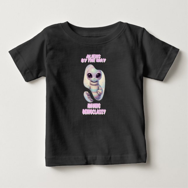 Söt utomjording baby skjorta  t shirt (Framsida)
