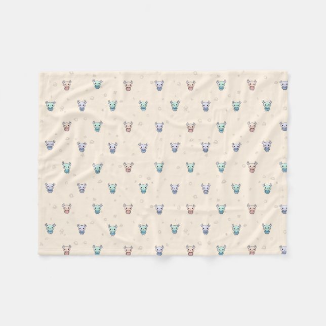 Söt utomjording fleecefilt (Framsidan (Horisontell))