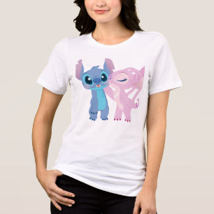 Söt utomjordisk paret digital illustration t shirt