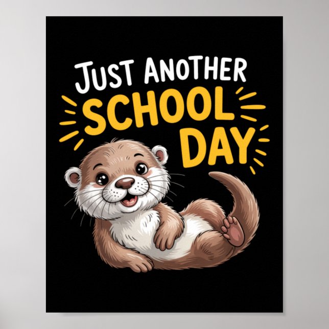 Söt utter En annan skoldag serie design Poster (Framsidan)