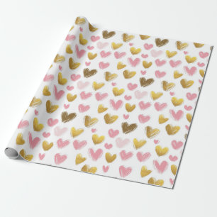 Söt vackra mönster för valentins dag presentpapper